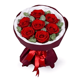 7 Red Roses Bouquet