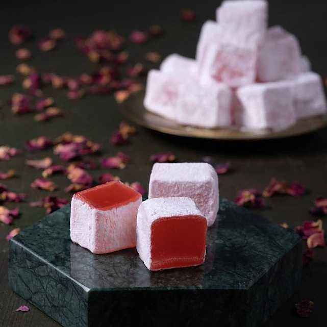 Turkish Delight with Rose, Gum, Orange